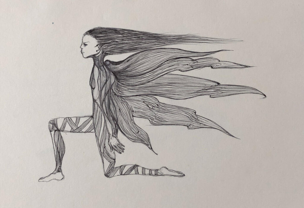 fine art fantasy person