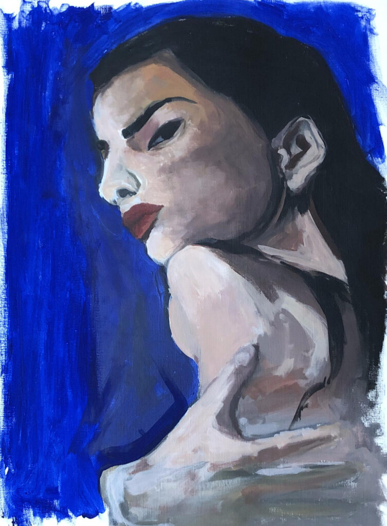 portrait in oil